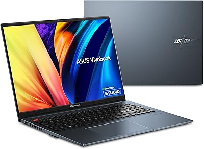 Laptop Asus VivoBook Pro 16 OLED with 16-inch OLED screen, Intel Core i9-13900H processor, GPU NVIDIA GeForce RTXTM 4060, 16 GB of RAM, SSD of 1 TB, Windows 11 Family, Cool Blue, K6602V-ES94.. DIAYTAR NIGERIA makes online shopping accessible with our comprehensive platform and prompt delivery service.