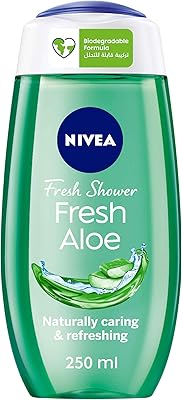 Nivea body shower gel, refreshing perfume with aloe vera, 250 ml.. DIAYTAR NIGERIA brings retail convenience to your screen with affordable prices and dependable shipping.