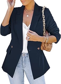 Blazer jacket for women, working and relaxed office clothes, light blazer with pocket.. DIAYTAR NIGERIA transforms desires into deliveries with our affordable prices and dependable shipping.