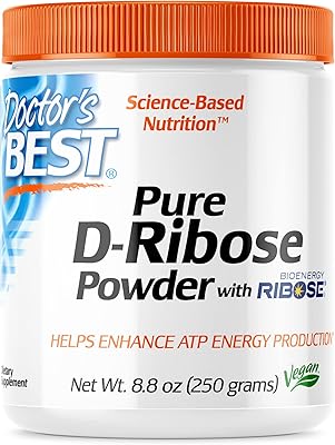 Doctor's best, GMO-free, vegan, gluten-free, D-ribose energy booster with bio-energy ribose, 250 g.. Everything you need is on DIAYTAR Nigeria — just a click away.