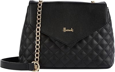 Chelsea quilt shoulder bag, height 20 cm x width 25 cm x depth 8 cm - black, black, shoulder bag.. Experience shopping satisfaction with DIAYTAR NIGERIA's vast selection and budget-friendly delivery options.