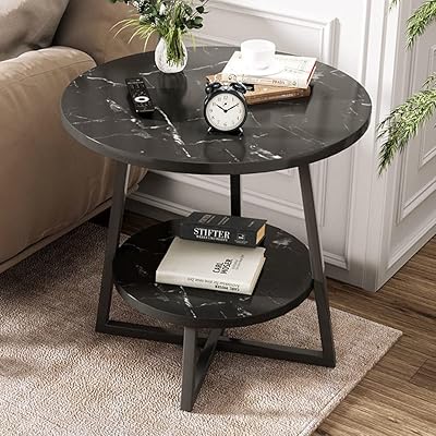 G&W coffee table, Snack auxiliary table, sofa side table, bedside table, bedroom lamp table (black).. Your budget-friendly online marketplace, DIAYTAR NIGERIA delivers a world of products in just 5-8 days.