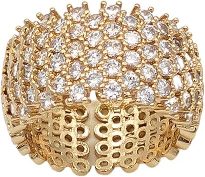 Adjustable ring large crystal stone 1 cm 0.4 "metal.. DIAYTAR NIGERIA: Transforming how Nigerians shop with our vast selection and nationwide delivery.
