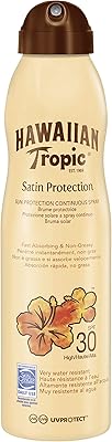 Hawaiian tropic satin protection spray de protection continue spf 30, 220 ml.. No stress, no delays — DIAYTAR Nigeria is your trusted shopping partner.