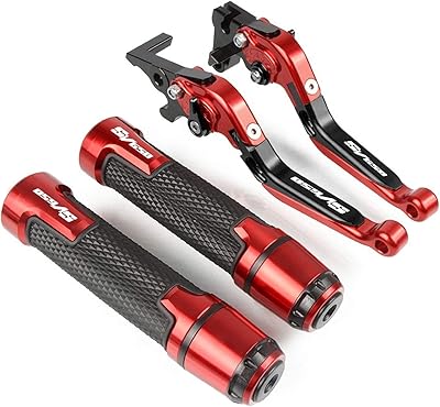 Hand handles of motorcycle levers of expandable motorcycle brake clutch and hand handles ends for Suzuki SV650 SV650S SV 650 1999-2012 HAPES OF AVLS OF CLOSED SCOOTER (Color: Red).. Experience budget-friendly shopping at DIAYTAR NIGERIA, Nigeria's premier online marketplace with quick delivery.