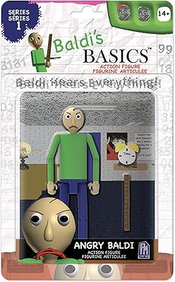 Baldi's basics 5 inch action figurine (Angry Baldi), multicolored.. DIAYTAR NIGERIA delivers value, variety, and convenience with our nationwide 5-8 day shipping.