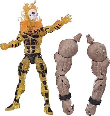 Sunfire collective figurine of Marvel Hasbro Legends Series 6 "X-Men: Age of Apocalypse Collection, yellow.. Your one-click solution to affordable shopping, DIAYTAR NIGERIA delivers quality products nationwide.
