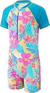 Bathroom a short-sleeved piece for boy, skin anti-rash swimsuit, 3-14 years old