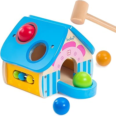 Wooden hammer toys at factory prices to play the ball, hit and hammer with sorting toys for children's shapes, Montessori toys for children aged 1, 2 and 3 years old.. DIAYTAR NIGERIA brings the market to your screen with thousands of affordable products delivered to your door.