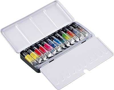 Set of 12 metal boxes for Sennlayer Watercolils of French artists, multicolored.. Shop the future with DIAYTAR NIGERIA - thousands of products, unbeatable prices, delivery within a week.