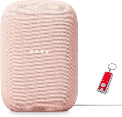 Google Bluetooth speaker with LED keychain - Wireless music broadcast - Sandy Pink.. Looking for trendy fashion, home essentials, or electronics? DIAYTAR Nigeria has it all and delivers within days, not weeks.