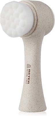 Facial massage brush Peter 2 in 1 in natural fibers to exfoliate and clean the face.. DIAYTAR NIGERIA: Your trusted partner for affordable online shopping with reliable delivery timeframes.