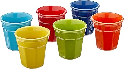 Bialetti Z500, multicolored ceramic espresso cup, set of 6.. Enjoy stress-free shopping with affordable prices on DIAYTAR Nigeria.