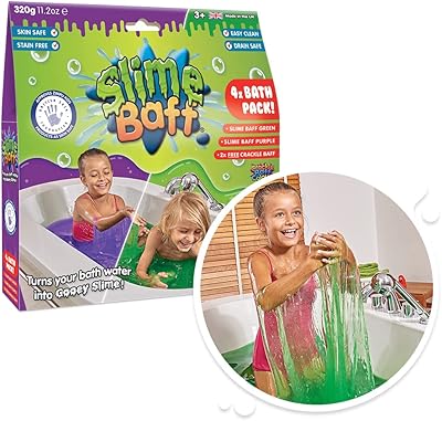 Zimply Kids Slime Puff Violet et Vert, a lot of 4 pieces for the bath, transforms the water as if by sticky and colorful slime, 2 x crackling, sensory toy and children's bath gifts, certified biodegradable.. Experience shopping freedom with DIAYTAR NIGERIA's comprehensive platform and reliable shipping service.