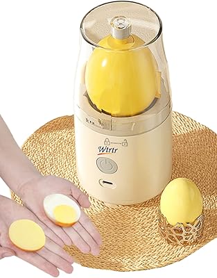 WTRTR electric egg yolk mixer, rechargeable wireless eggs mixer, egg spinner, egg shaker. Egg extractor, egg drummer (yellow).. DIAYTAR NIGERIA brings the marketplace home to you with affordable prices and delivery in 5-8 days.