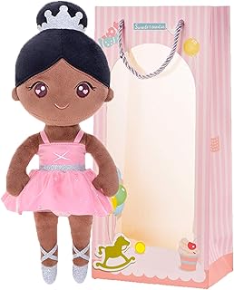African-American plush ballerina doll Glovelia for little girls, bronze, 13 inches.. Shop from our extensive catalog at DIAYTAR NIGERIA and enjoy doorstep delivery in just 5-8 days.