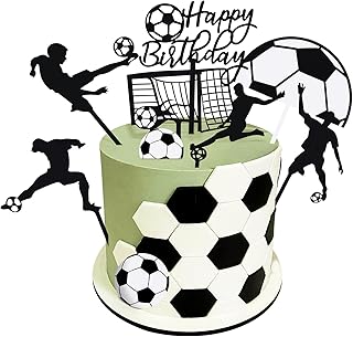 Acrylic football cake decorations decorations balloon for celebration.. DIAYTAR NIGERIA delivers more than products - we deliver affordable solutions within days.