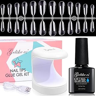 Gelic ic set of nail tips in mild glue gel x resin with blanket.. Experience shopping satisfaction with DIAYTAR NIGERIA's vast selection and budget-friendly delivery options.
