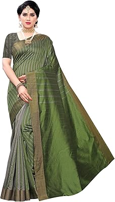 Indian sari woven in cotton and silk emtra fashion with woman's blouse.. Shop local, shop fast — DIAYTAR Nigeria delivers across the country.