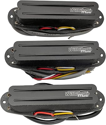 Wilkinson & TBS Hot Ceramic Humbucker Pickup Set, simple coil for electric stratocaster guitar, black.. Affordable luxury and fast service — only on DIAYTAR Nigeria.