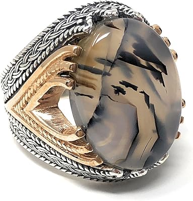 Yemeni Sterling 925 Carat Yemeni Carats Ring Rare Find, American Seller P5C, Agate Blanche.. Your one-click solution to affordable shopping, DIAYTAR NIGERIA delivers quality products nationwide.