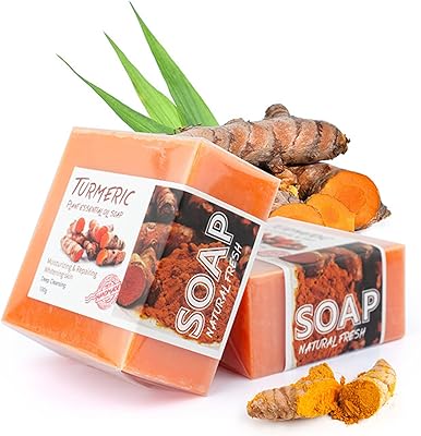 Ginger soap for enlargement of the buttocks, ginger soap for lymphatic drainage, ginger soap to lose weight, belly grease, turmeric soap bar for the skin (3 pieces).. DIAYTAR NIGERIA: Where shopping dreams become reality with affordable prices and prompt shipping.
