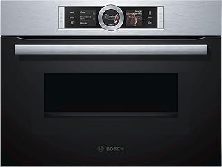 Bosch built -in oven with economical air heating microwave - 45 liters, (60 liters), CMG656BS1M.. Shop smart with DIAYTAR NIGERIA, offering a vast product range delivered to your doorstep within a week.