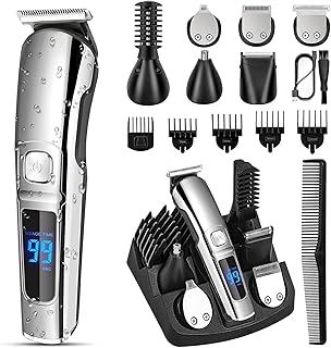 Rechargeable hair mower amateable for men + multifunction beard mower kit, razor shaving kit to cut the beard, face, nose and ears hairs.. DIAYTAR NIGERIA: Where thousands of products meet affordable prices and reliable 5-8 day delivery.
