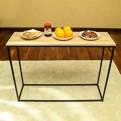 Solid wood yatai computer table with metal structure table support.. Transform your online shopping experience with DIAYTAR NIGERIA's affordable and diverse marketplace.
