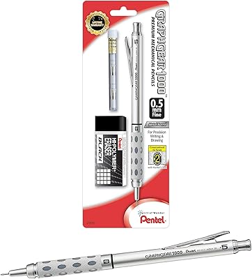 Pentel Premium drawing set, 1000 0.5 mm mine door with 1 pencil, charging tube and gum (PG1015EBP).. Get everything you need without leaving your home. DIAYTAR Nigeria offers a seamless shopping experience and delivers your orders quickly and reliably.