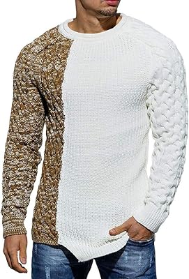 Multicolored knitted, comfortable and elegant ribbed winter sweater with long twisted long sleeves for men.. Discover why millions choose DIAYTAR for affordable online shopping with delivery in just 5-8 days.