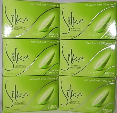 Soap based on lightening plants for the skin with green papaya (6) (6) (6) enriched with vitamin E, 135 g of silica.. DIAYTAR NIGERIA: Bringing affordable shopping solutions with a diverse product catalog delivered nationwide.