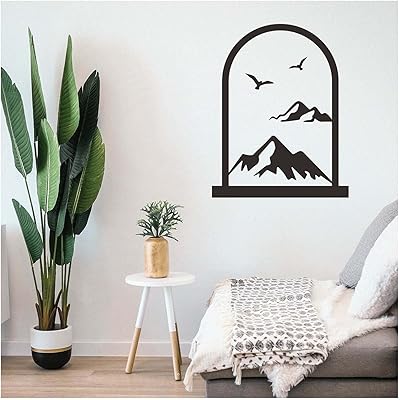 False wall stickers of modern windows to take off and stick to the design.. Shop without limits at DIAYTAR NIGERIA and receive your purchases at budget prices within the week.