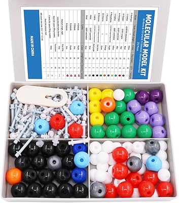 Kit of sobit molecular models for organic and inorganic chemistry, Kit of molecular chemistry models for students and teachers - 86 atoms, 153 bonds and 240 dissolving of short links.. DIAYTAR NIGERIA: Where shopping is easy, prices are low, and delivery is just days away.