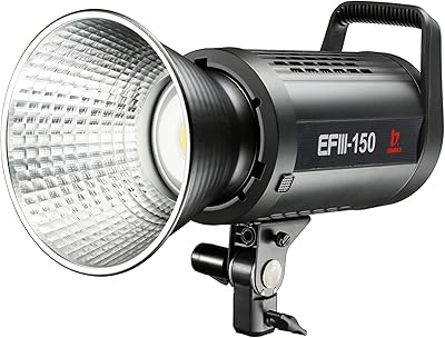 Light LED continues Jinbei 150 W EFI, 58,000 lux to 1 meter with Bowens mount reflector, 9 preprogrammed lighting effects, wireless application/remote control, CRI97+ TLCI98+.. Your complete shopping solution, DIAYTAR NIGERIA offers extensive choice with competitive prices and delivery.
