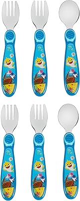Fork and spoons for toddlers Pink Fong Baby Shark - 6 rooms - Washable utensils in the dishwasher.. Shop with purpose at DIAYTAR NIGERIA, where your money goes further and delivery is always prompt.