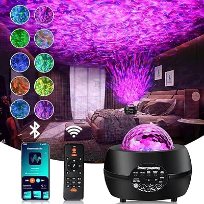 Star projector, glid projector Galaxy 3 in 1, night light with remote control for bedroom/room decoration/party/house decorations/night light for children (remote control + Bluetooth + TF card and reading) with port.. DIAYTAR NIGERIA: Where thousands of products meet affordable prices and reliable 5-8 day delivery.