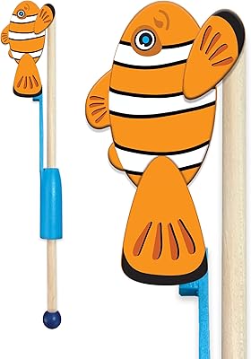 Acrobat animals - Deluxebase clown fish. A marine animal wood toy for toddlers and children.. DIAYTAR NIGERIA: Where quality meets affordability, with thousands of products delivered in less than 8 days.