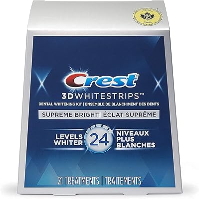Kit Crest 3D White Westrips Supreme FlexFit - 42 teeth whitening strips, 21 treatments.. DIAYTAR NIGERIA connects your desires with reality through our affordable e-commerce platform and quick delivery.