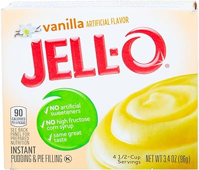 JELL-O tart with vanilla and pudding garnish, 96 g.. Experience shopping freedom with DIAYTAR NIGERIA's vast selection and 5-8 day nationwide delivery service.