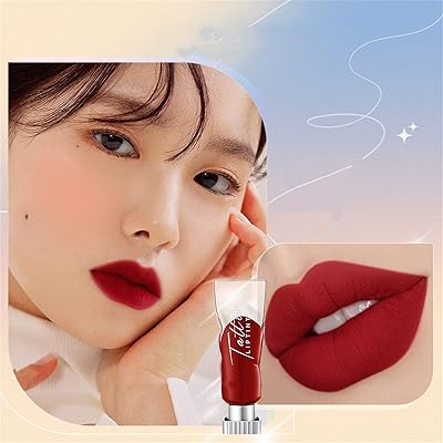 Honpolo Brilliant Balm Lip Texture Long -lasting Mate Lip Care Without Masks Resistant Masks Resistant Masks Easy to Apply Multipurpose In layers on the nourishing and hydrating lipstick 4 colors (#8).. Shop with ease at DIAYTAR NIGERIA, Nigeria's premier e-commerce platform offering budget-friendly shipping.