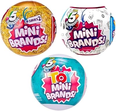 Genie 5 Surprise Mini Brands and 3 Ball Toy, includes 1 Wave, 1 Mini Brands Ball, 1 series 2 Mini Brands Ball and 1 Mini Brands Toy Ball.. No hassle, just shopping — DIAYTAR Nigeria delivers in under 8 days.