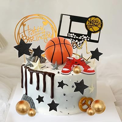 16 basketball cake decoration pieces, birthday cake decorations on the basketball theme for boys, basketball party decoration, basketball party supplies.. Discover endless possibilities with DIAYTAR NIGERIA's extensive product range and affordable shipping.