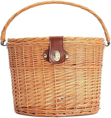 Hand woven wicker basket in the shape of a crescent, portable storage basket, floral arrangement, creative mixture, Liujiapeng55 gift shop.. DIAYTAR NIGERIA connects you with what you need at prices you'll love, delivered within 8 days.