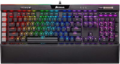 Mechanical game keyboard Corsair K95 RGB Platinum XT with RVB LED backlight, Cherry MX RGB Brown, Black.. Experience shopping satisfaction with DIAYTAR NIGERIA's vast selection and budget-friendly delivery options.