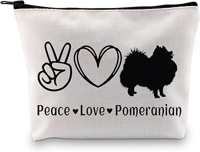 Pomerania gift Peace Love Makeup Take for Mom Owner.. Shop the future with DIAYTAR NIGERIA - thousands of products, unbeatable prices, delivery within a week.