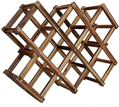 Wooden wine bottle mounting mounting support - 10 Bars Folding Wine Wine Wine Bars.. Shop the future with DIAYTAR NIGERIA - thousands of products, unbeatable prices, delivery within a week.