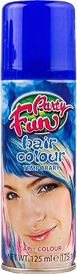 Temporary coloring spray for hair party fun 125 ml for children, parties and special occasions (blue).. DIAYTAR NIGERIA makes quality accessible with low prices and reliable 5-8 day nationwide delivery.