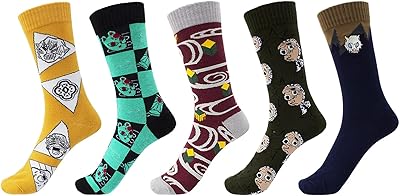 5 pairs of socks anime fancy socks | character theme.. DIAYTAR NIGERIA makes every shopping desire a reality with affordable prices and delivery in 5-8 days.