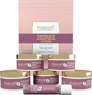 Arianveda Renveda natural revitalizing with 6 -step system for all skin types and all wrinkles | Skin kit without wrinkles, 260 g.. Your trusted marketplace, DIAYTAR NIGERIA offers comprehensive selection with budget-friendly delivery.
